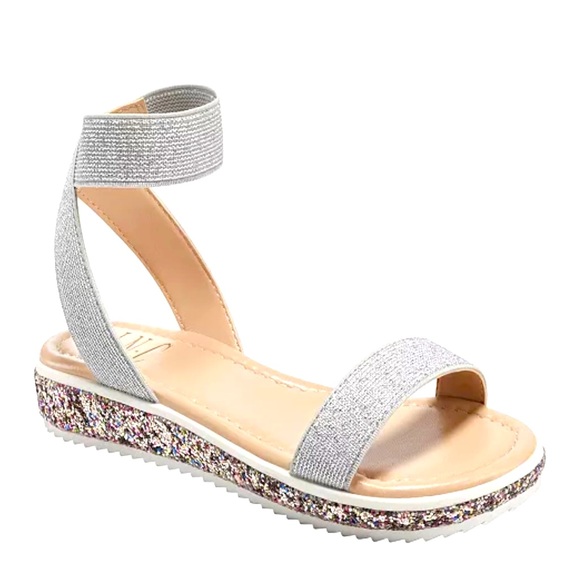 INC International Concepts Shoes - NWOT INC INTERNATIONAL CONCEPT Lola Sandal Big Girl/Women’s Confetti Glitter